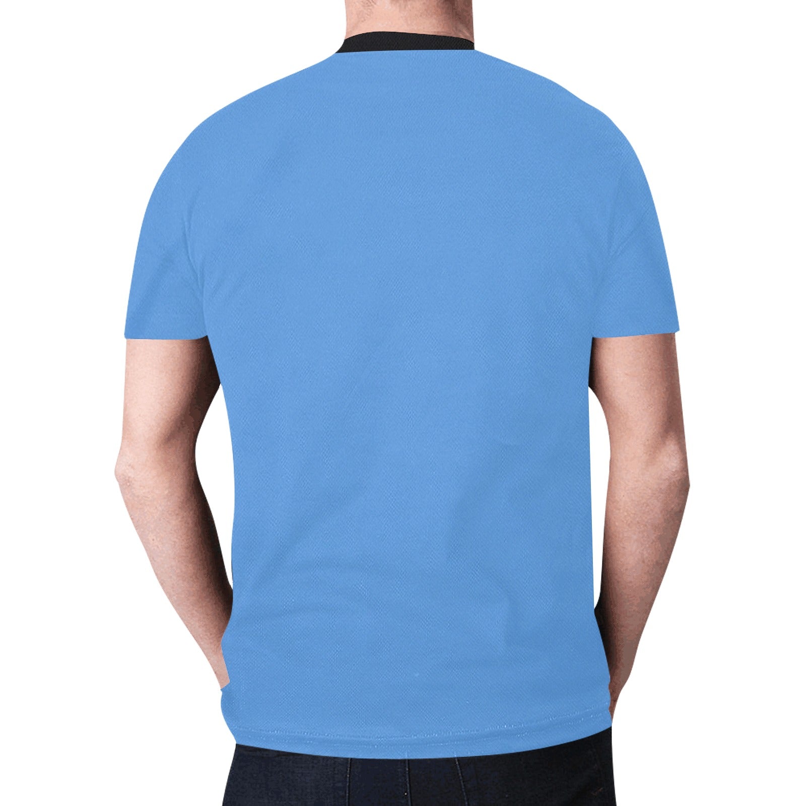 Floral Beaver Spirit Guide (Blue) T-shirt for Men