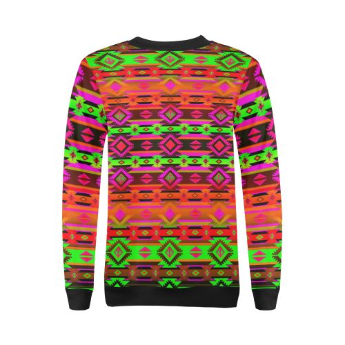 Adobe Afternoon All Over Print Crewneck Sweatshirt for Women (Model H18) Crewneck Sweatshirt for Women (H18) e-joyer 