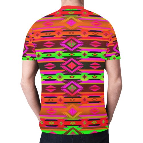 Adobe Afternoon New All Over Print T-shirt for Men (Model T45) New All Over Print T-shirt for Men (T45) e-joyer 