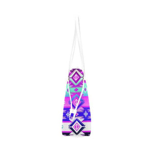 Women's Tradish Dancers Turquoise Clover Canvas Tote Bag