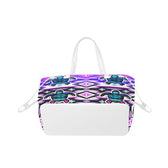 Adobe Dance Turtle Clover Canvas Tote Bag