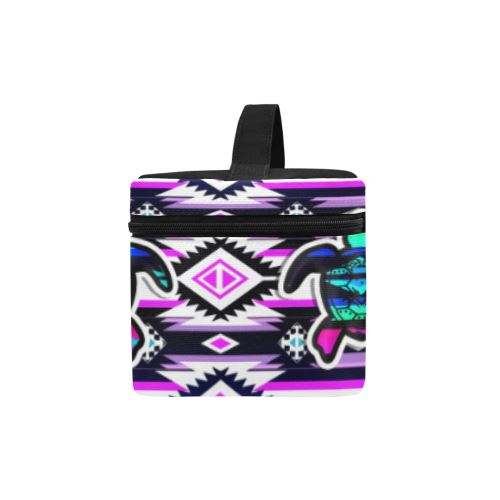 Adobe Dance Turtle Cosmetic Bag/Large (Model 1658) Cosmetic Bag e-joyer 