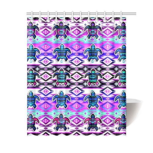 Adobe Dance Turtle Shower Curtain 60"x72" Shower Curtain 60"x72" e-joyer 