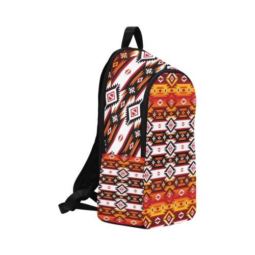 Adobe Fire Fabric Backpack for Adult (Model 1659) Casual Backpack for Adult (1659) e-joyer 