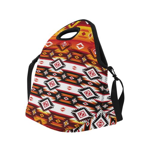 Adobe Fire Neoprene Lunch Bag/Large (Model 1669) Neoprene Lunch Bag/Large (1669) e-joyer 