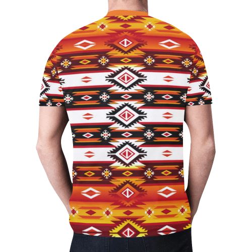 Adobe Fire New All Over Print T-shirt for Men (Model T45) New All Over Print T-shirt for Men (T45) e-joyer 