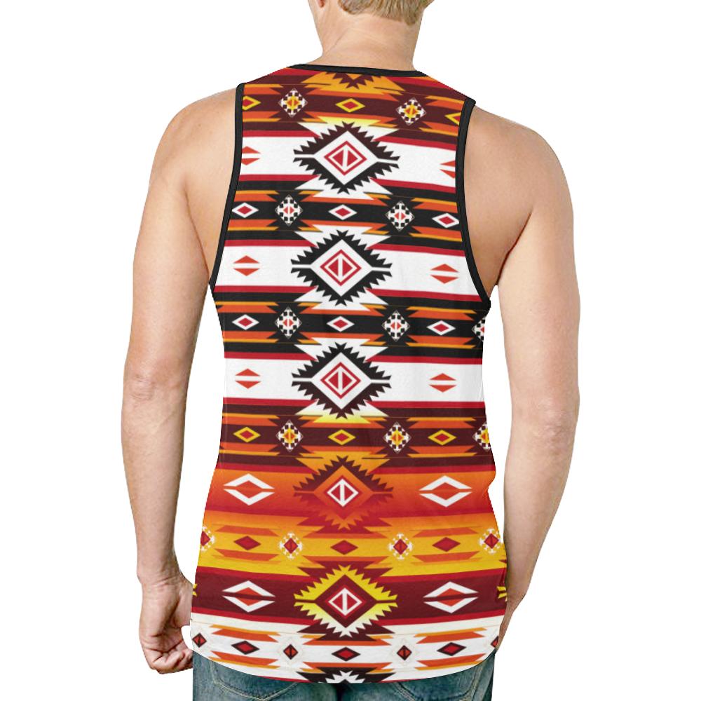 Adobe Fire New All Over Print Tank Top for Men (Model T46) New All Over Print Tank Top for Men (T46) e-joyer 