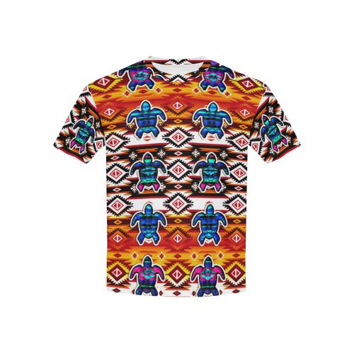 Adobe Fire Turtle All Over Print T-shirt for Kid (USA Size) (Model T40) All Over Print T-shirt for Kid (T40) e-joyer 