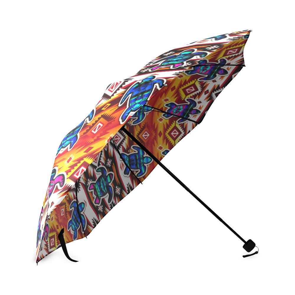 Adobe Fire Turtle Colored Foldable Umbrella Foldable Umbrella e-joyer 