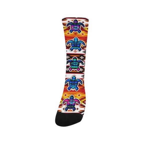 Adobe Fire Turtle Colored Trouser Socks Socks e-joyer 