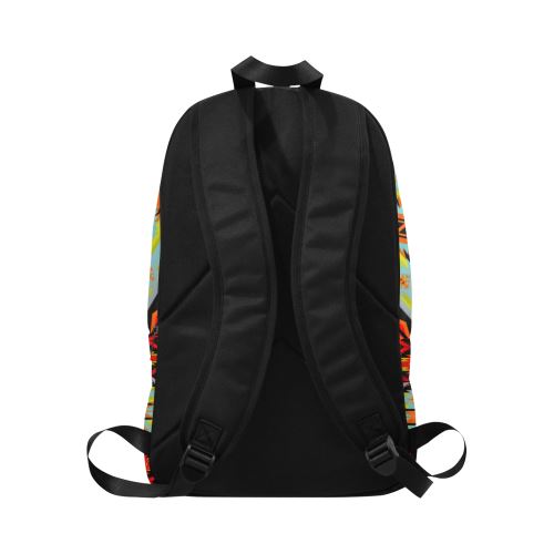 Adobe Kiva Fabric Backpack for Adult (Model 1659) Casual Backpack for Adult (1659) e-joyer 