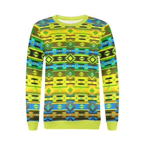 Adobe Midnight All Over Print Crewneck Sweatshirt for Women (Model H18) Crewneck Sweatshirt for Women (H18) e-joyer 