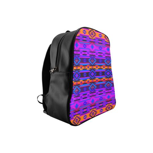 Adobe Morning School Backpack (Model 1601)(Small) School Backpacks/Small (1601) e-joyer 