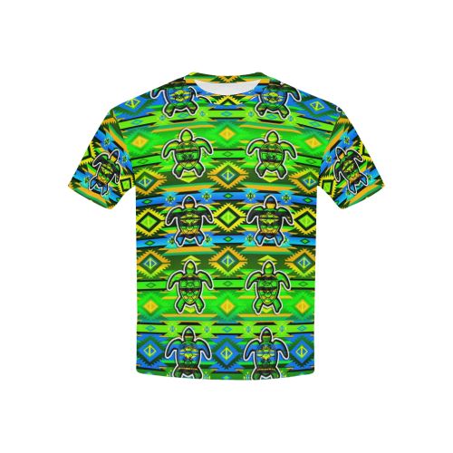 Adobe-Nature-Turtle All Over Print T-shirt for Kid (USA Size) (Model T40) All Over Print T-shirt for Kid (T40) e-joyer 