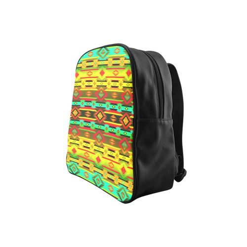 Adobe Sky School Backpack (Model 1601)(Small) School Backpacks/Small (1601) e-joyer 