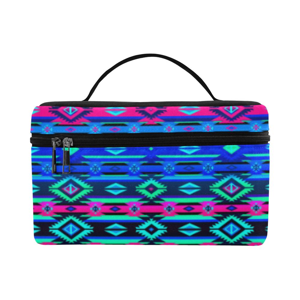 Adobe Sunset Cosmetic Bag/Large (Model 1658) Cosmetic Bag e-joyer 