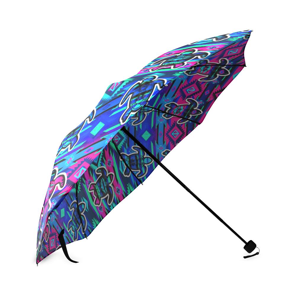 Adobe Sunset Turtle Foldable Umbrella Foldable Umbrella e-joyer 
