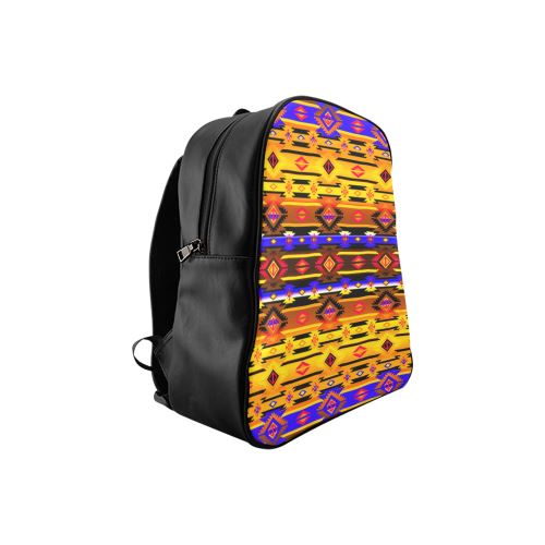 Adobe Sunshine School Backpack (Model 1601)(Small) School Backpacks/Small (1601) e-joyer 