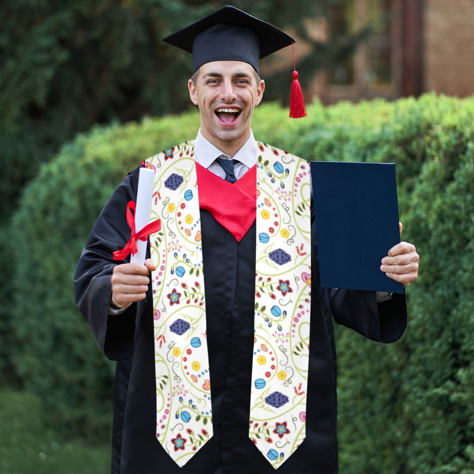 Fresh Fleur Graduation Stole