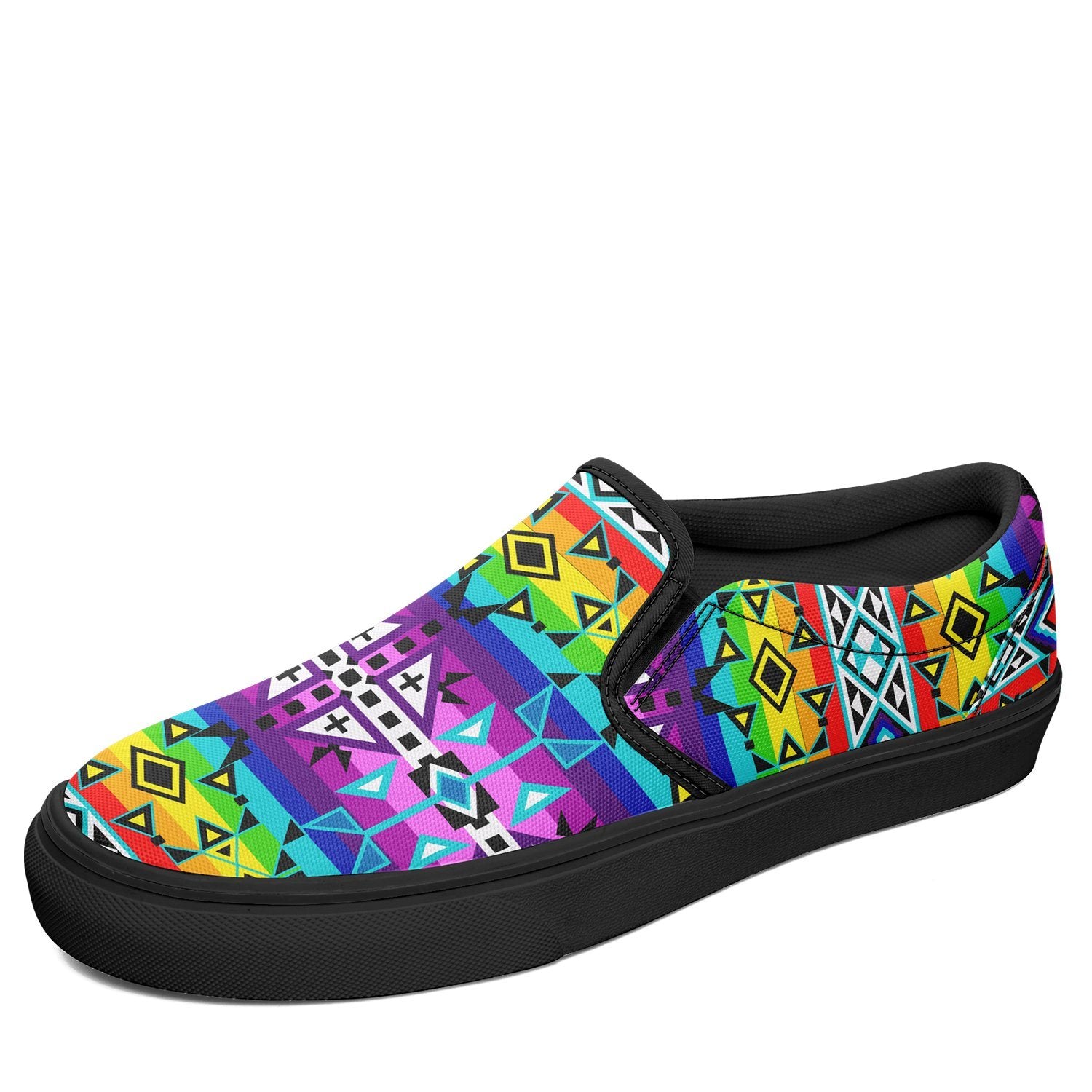 Rain Drop shops (Drip) Unisex Slip-On Canvas Shoe