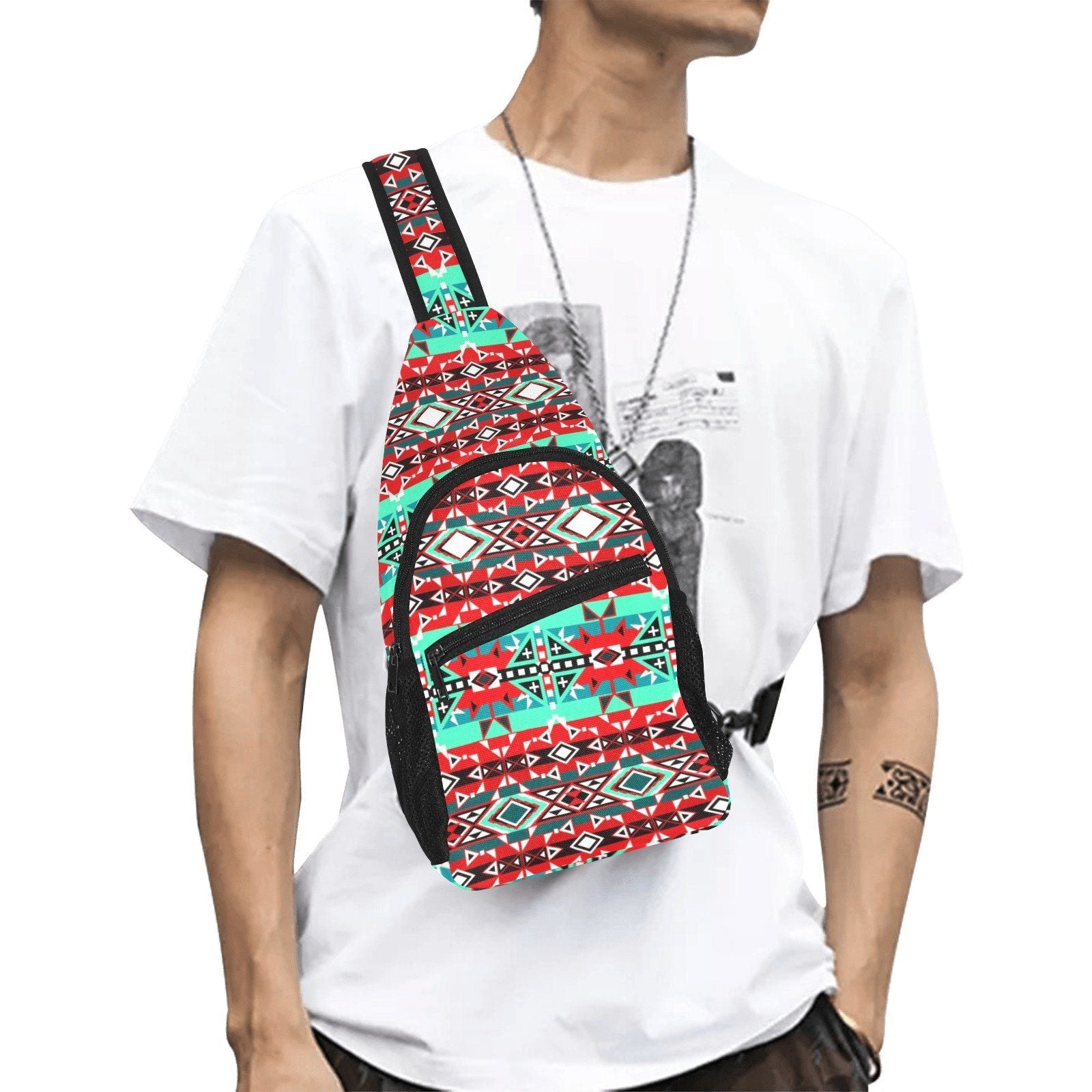 After the Southwest Rain All Over Print Chest Bag (Model 1719) All Over Print Chest Bag (1719) e-joyer 