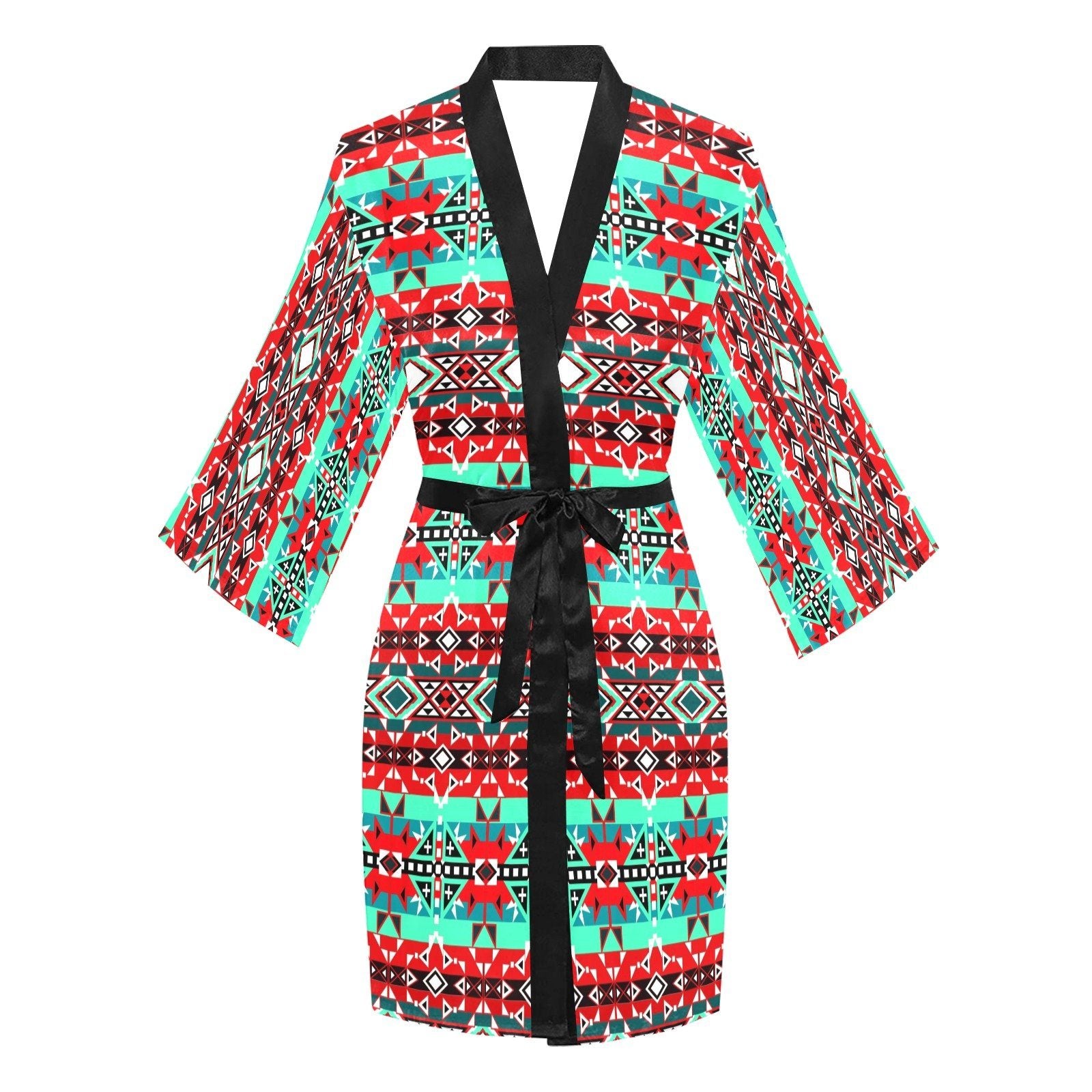After the Southwest Rain Long Sleeve Kimono Robe Long Sleeve Kimono Robe e-joyer 