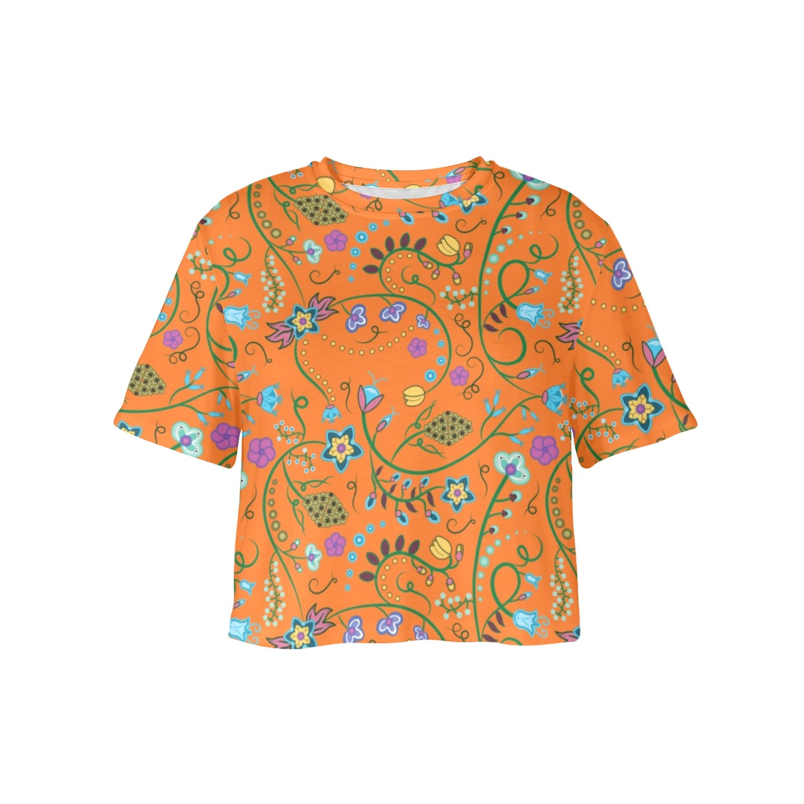 Fresh Fleur Carrot Women's Cropped T-shirt