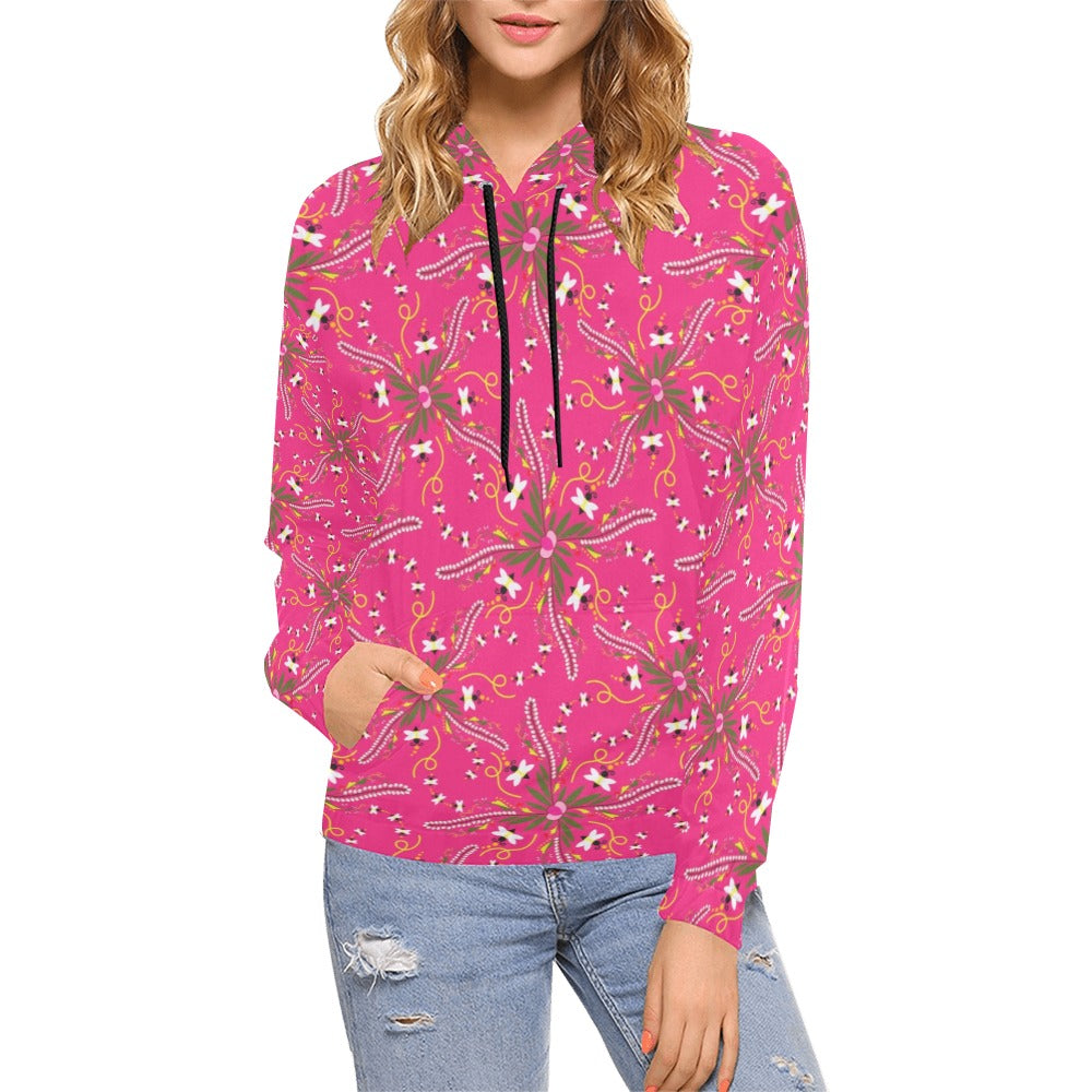 Willow Bee Bubblegum Hoodie for Women (USA Size)