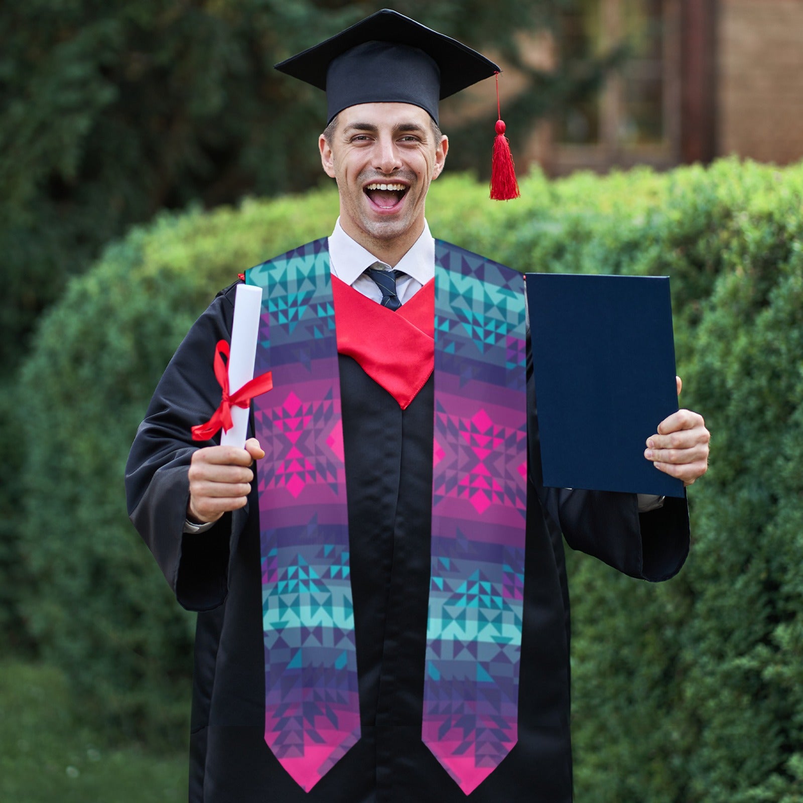 Dimensional Brightburn Graduation Stole