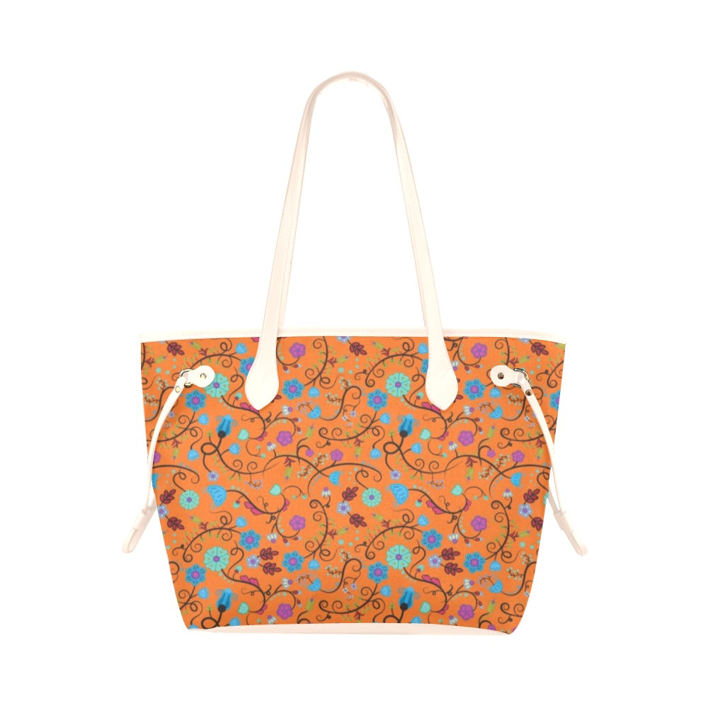 Nipin Blossom Carrot Clover Canvas Tote Bag
