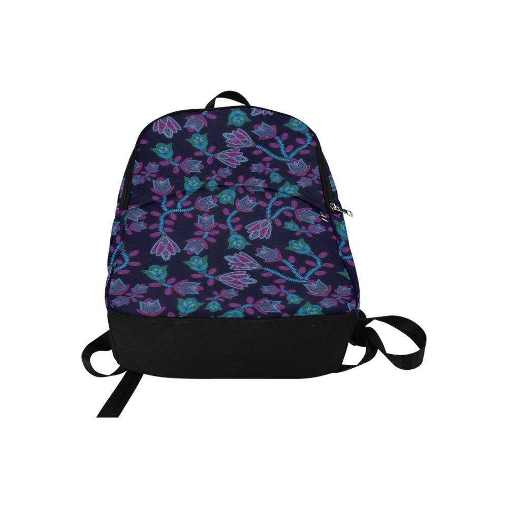Beaded Blue Nouveau Fabric Backpack for Adult (Model 1659) Casual Backpack for Adult (1659) e-joyer 