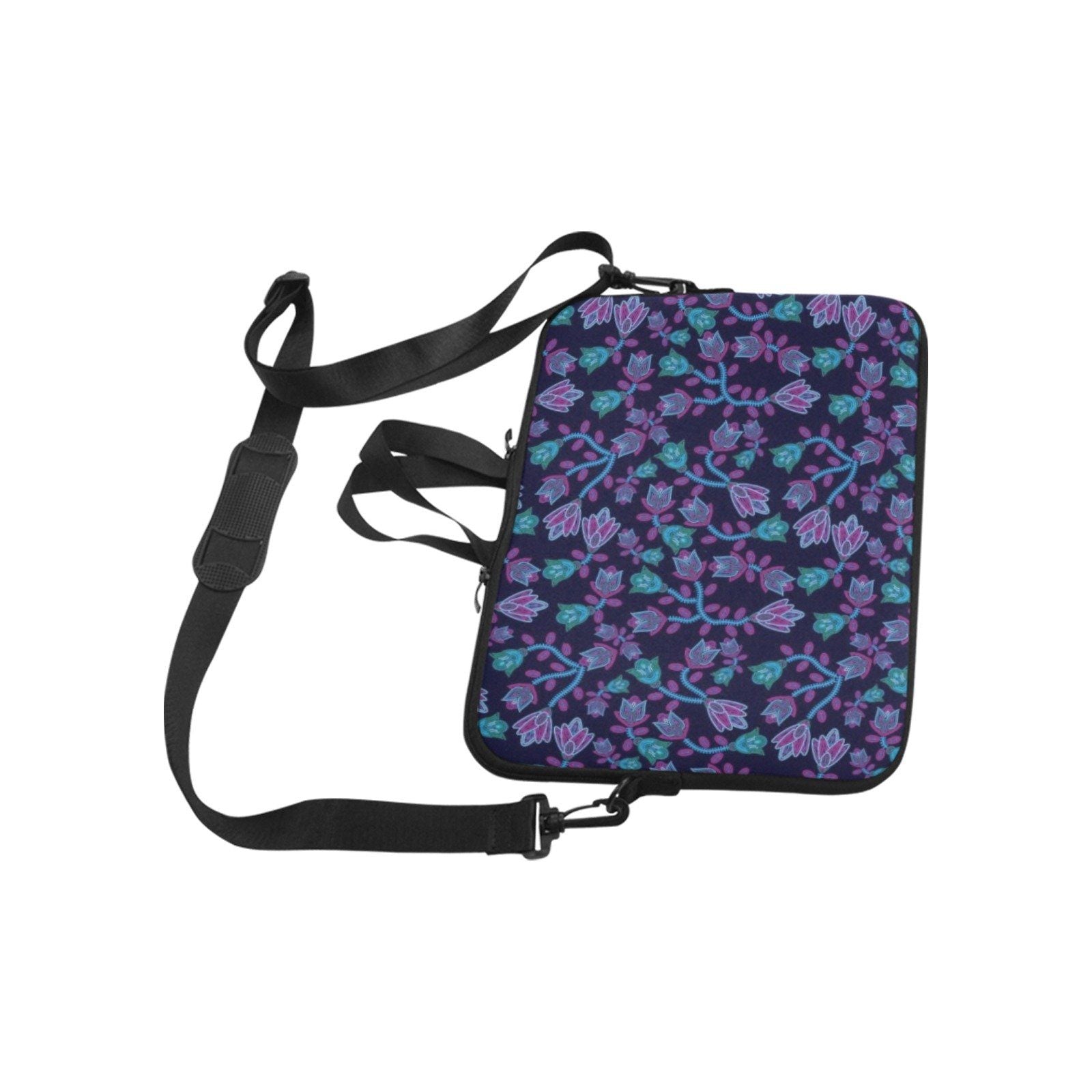 Beaded Blue Nouveau Laptop Handbags 10" bag e-joyer 