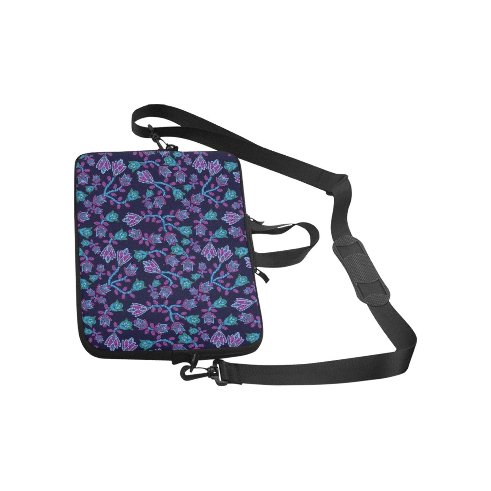 Beaded Blue Nouveau Laptop Handbags 17" bag e-joyer 