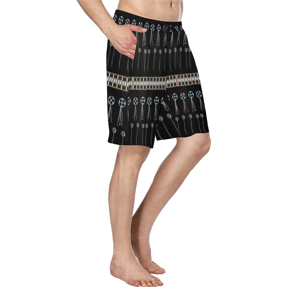 Beaded Bracelet Men's All Over Print Casual Shorts (Model L23) short e-joyer 