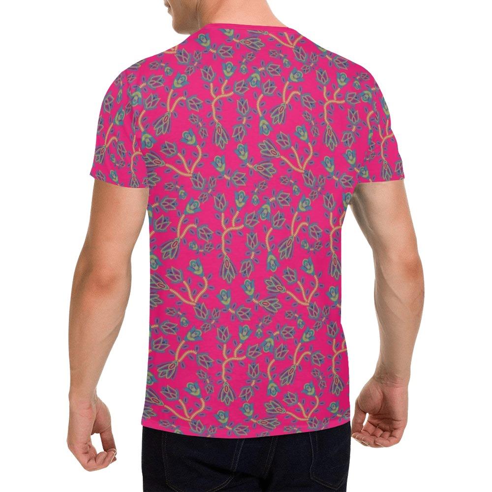 Beaded Lemonade All Over Print T-Shirt for Men (USA Size) (Model T40) All Over Print T-Shirt for Men (T40) e-joyer 
