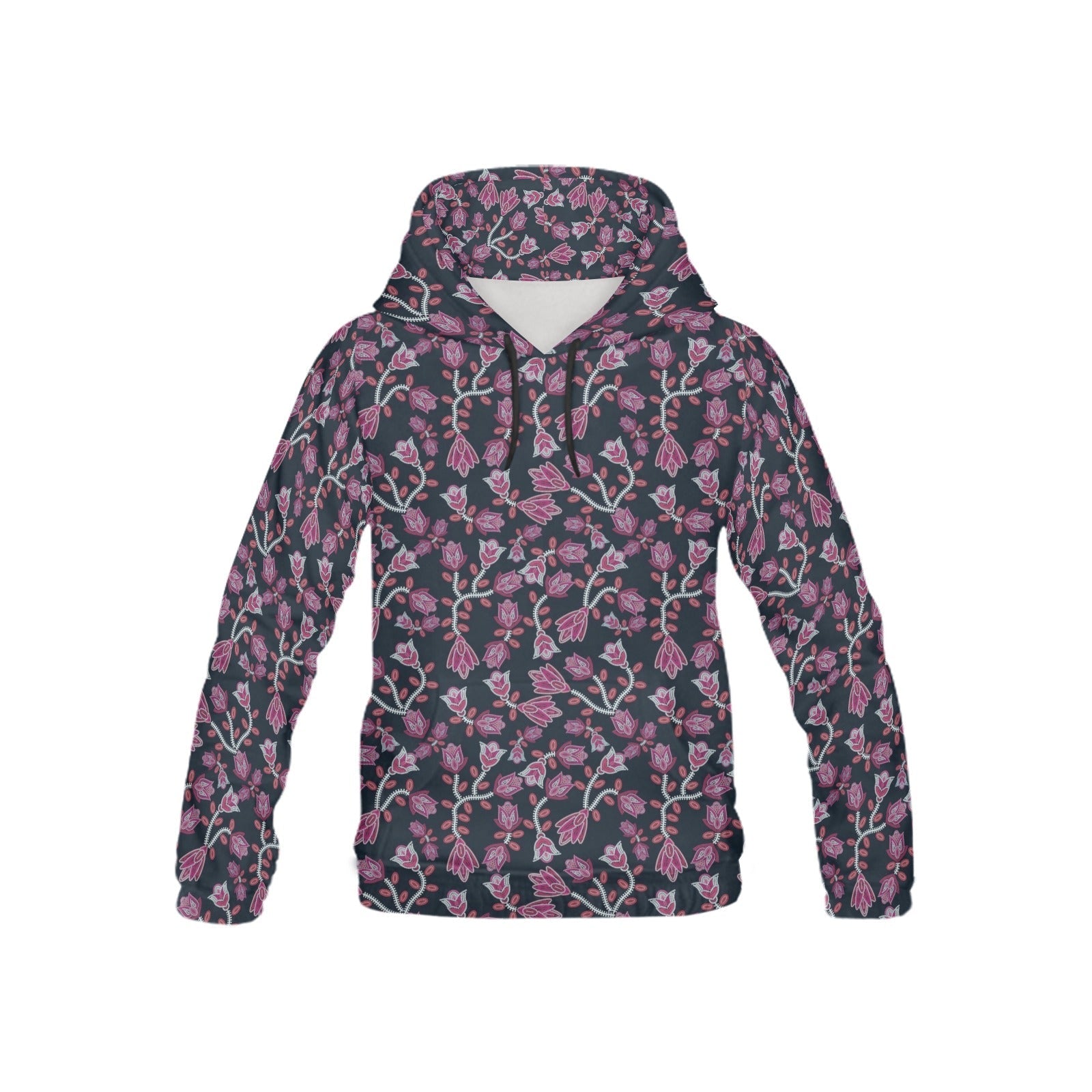 Beaded Pink All Over Print Hoodie for Kid (USA Size) (Model H13) All Over Print Hoodie for Kid (H13) e-joyer 
