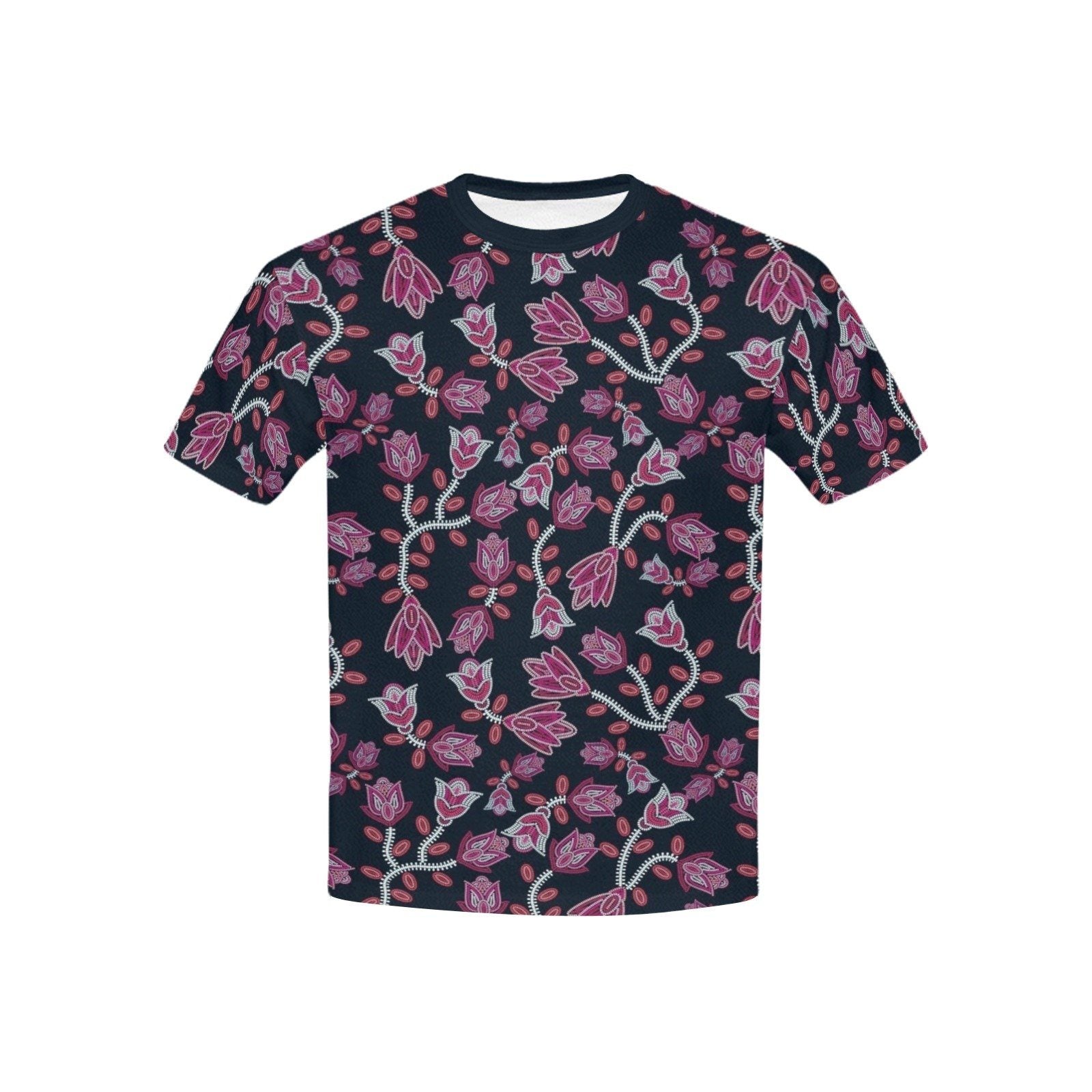 Beaded Pink Kids' All Over Print T-shirt (USA Size) (Model T40) All Over Print T-shirt for Kid (T40) e-joyer 