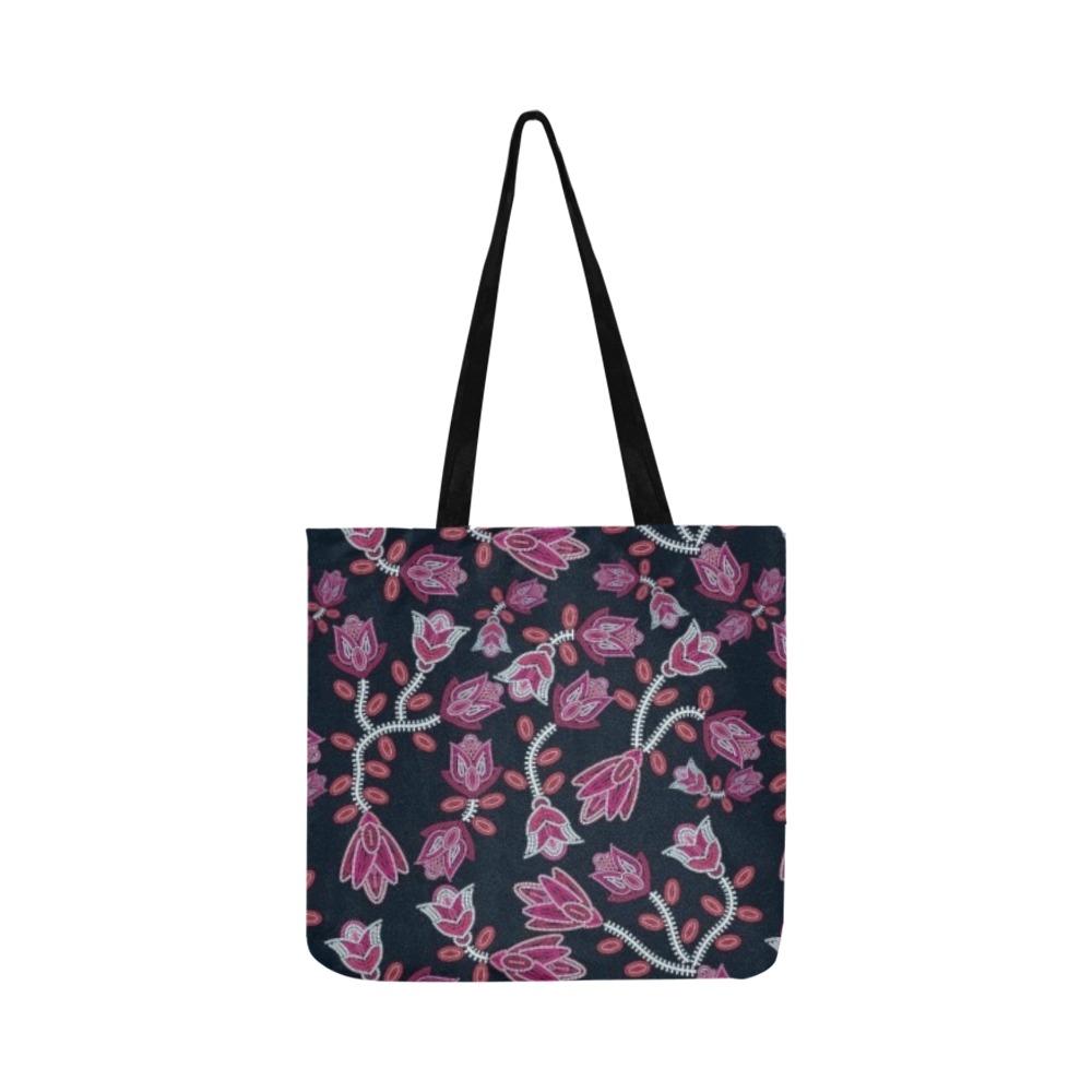 Beaded Pink Reusable Shopping Bag Model 1660 (Two sides) Shopping Tote Bag (1660) e-joyer 