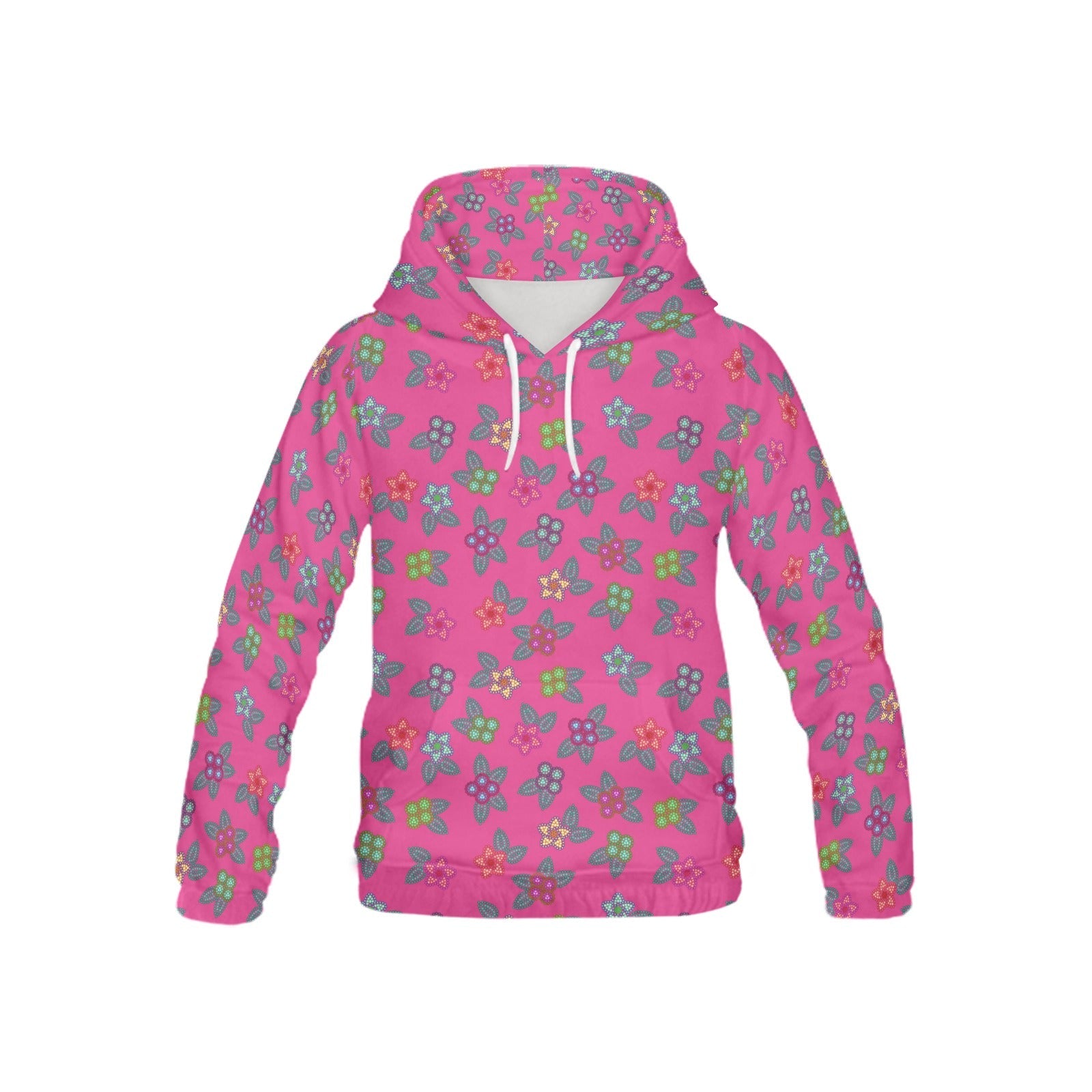 Berry Flowers All Over Print Hoodie for Kid (USA Size) (Model H13) All Over Print Hoodie for Kid (H13) e-joyer 