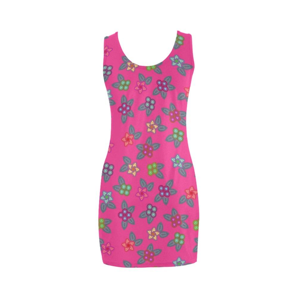 Berry Flowers Medea Vest Dress (Model D06) Medea Vest Dress (D06) e-joyer 