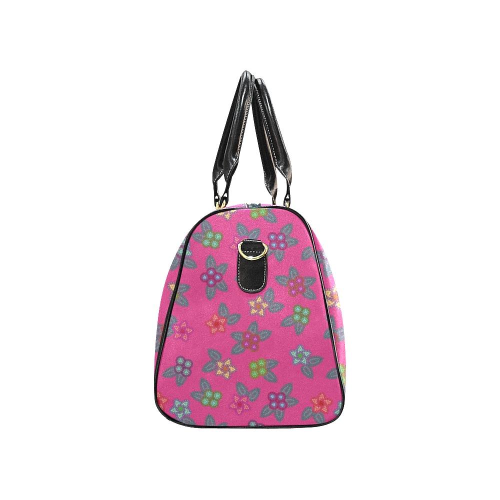 Berry Flowers New Waterproof Travel Bag/Small (Model 1639) bag e-joyer 