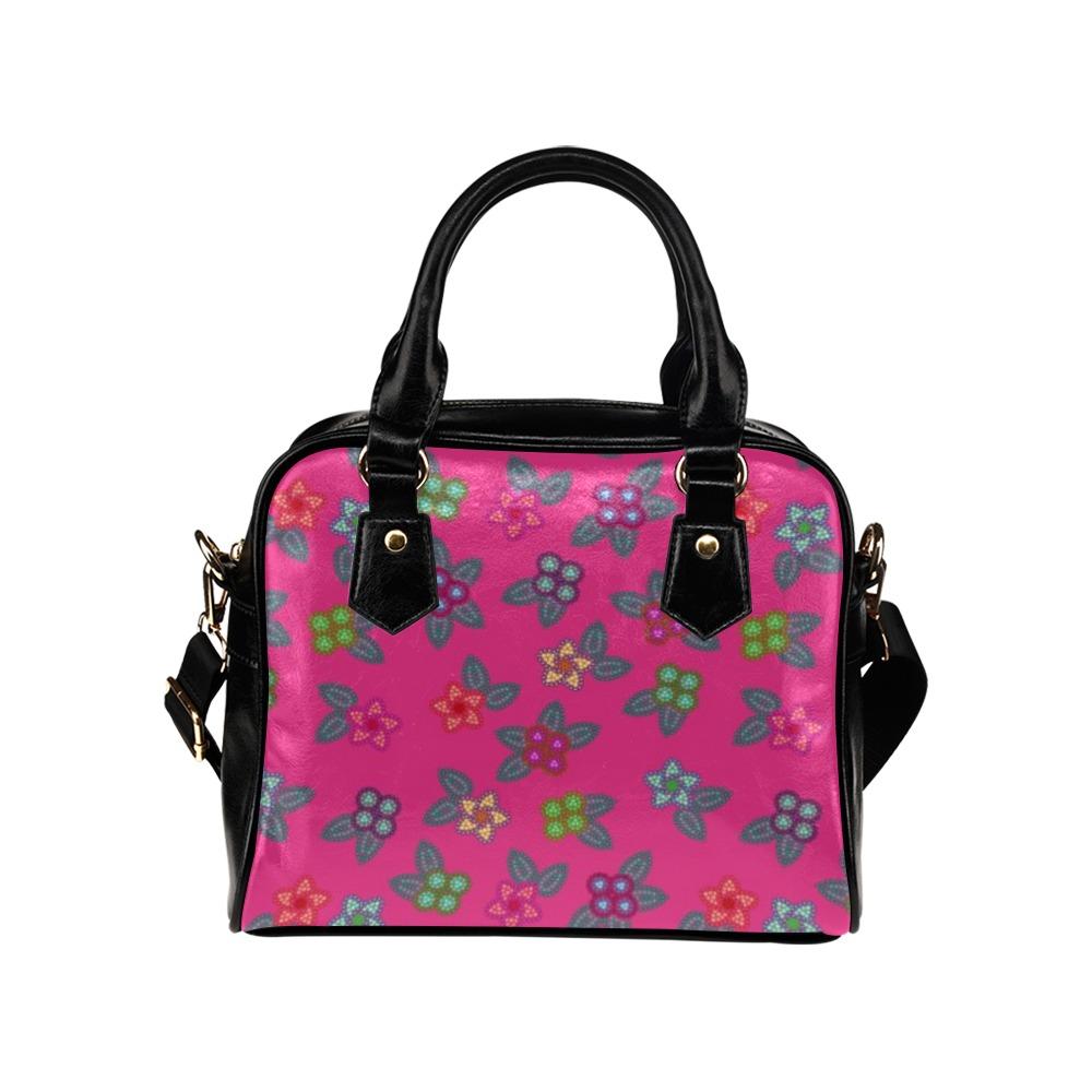 Berry Flowers Shoulder Handbag (Model 1634) Shoulder Handbags (1634) e-joyer 