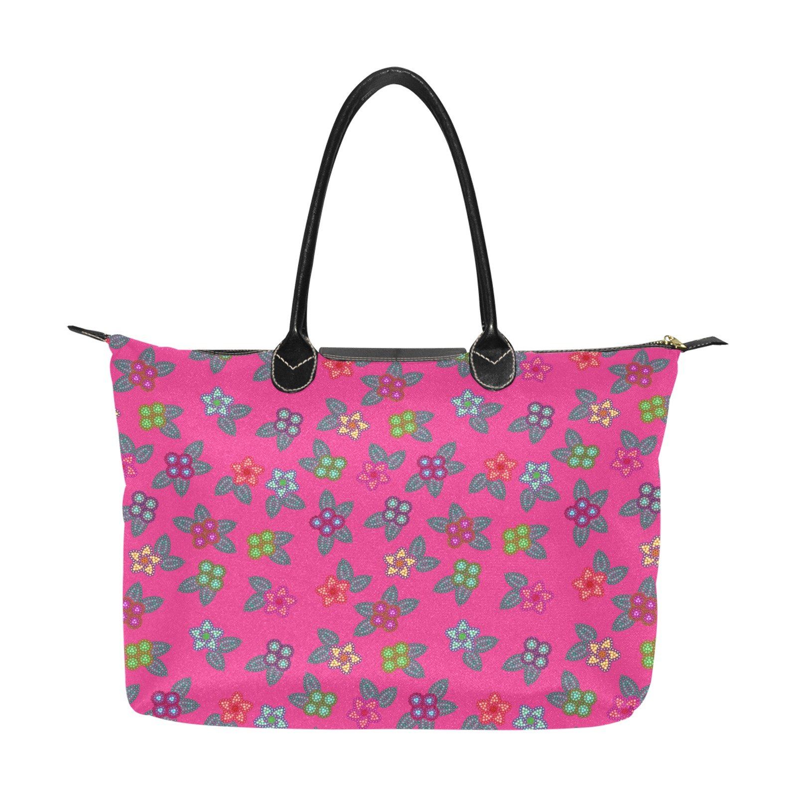 Berry Flowers Single-Shoulder Lady Handbag (Model 1714) bag e-joyer 
