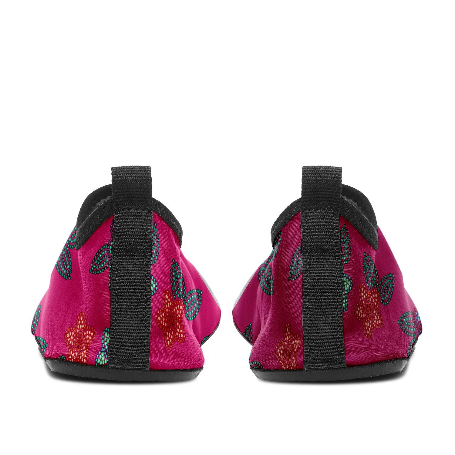 Berry Flowers Sockamoccs Kid's Slip On Shoes Herman 