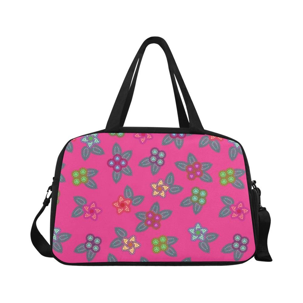 Berry Flowers Weekend Travel Bag (Model 1671) bag e-joyer 