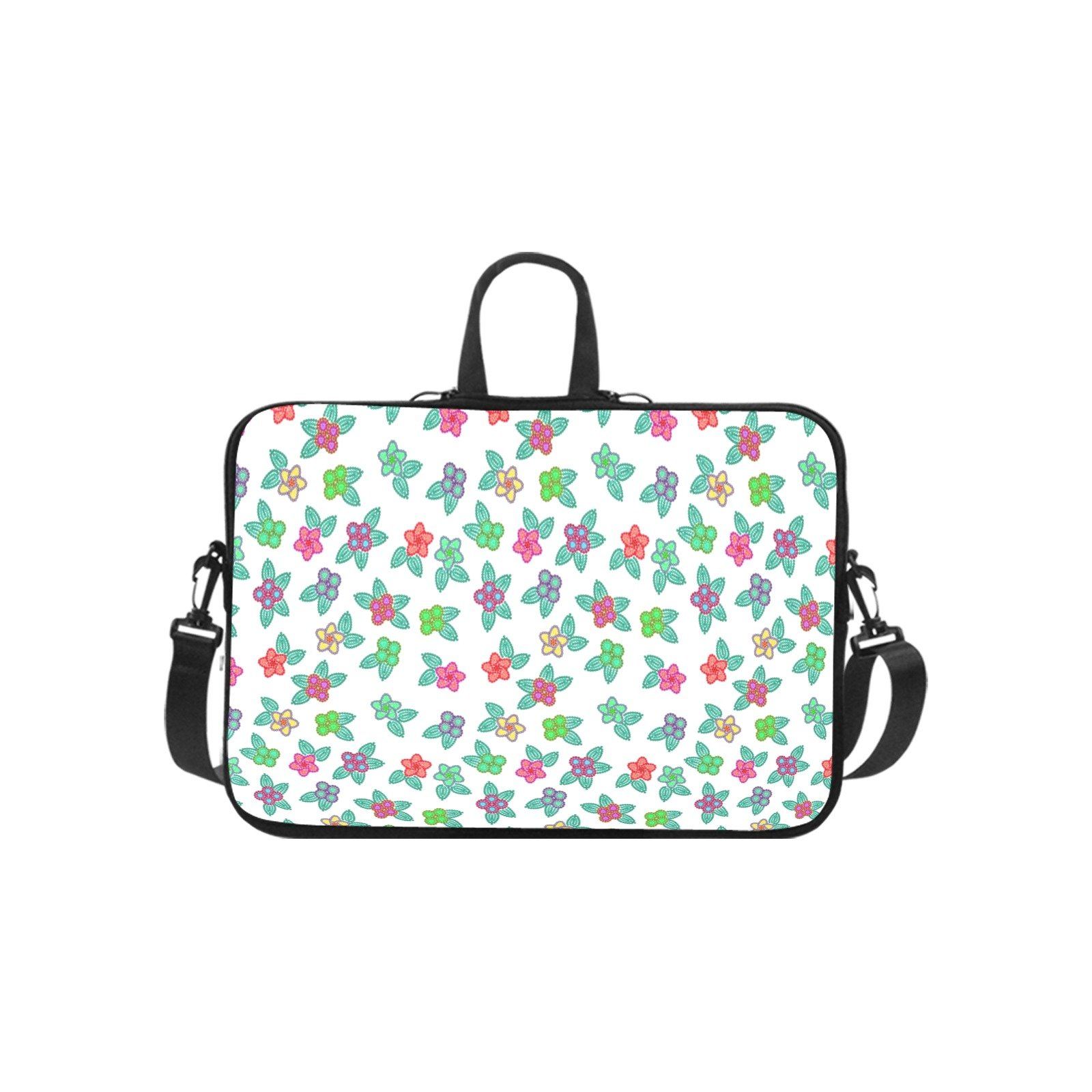 Berry Flowers White Laptop Handbags 15" Laptop Handbags 15" e-joyer 