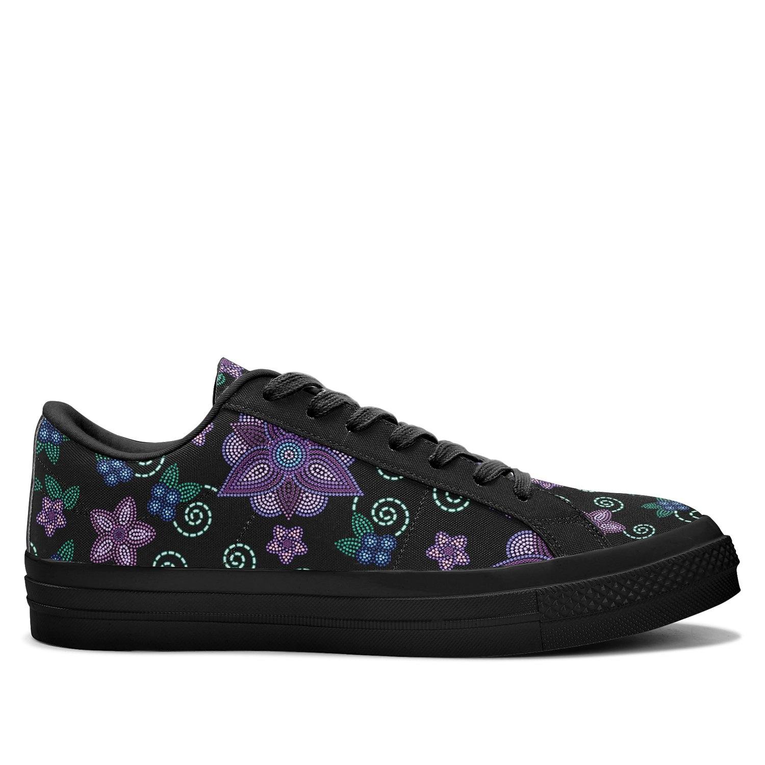 Berry Picking Aapisi Low Top Canvas Shoes Black Sole aapisi Herman 