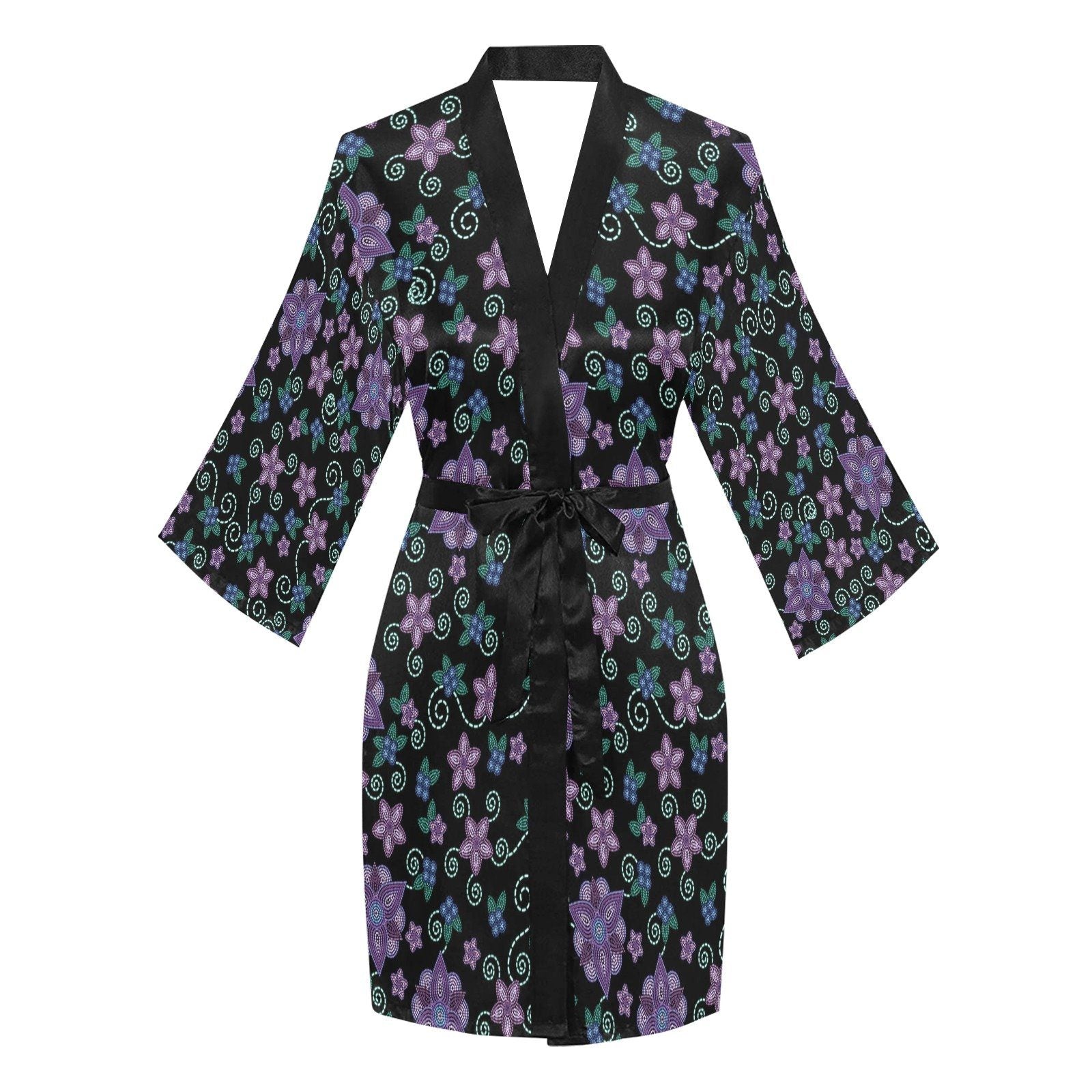 Berry Picking Long Sleeve Kimono Robe Long Sleeve Kimono Robe e-joyer 