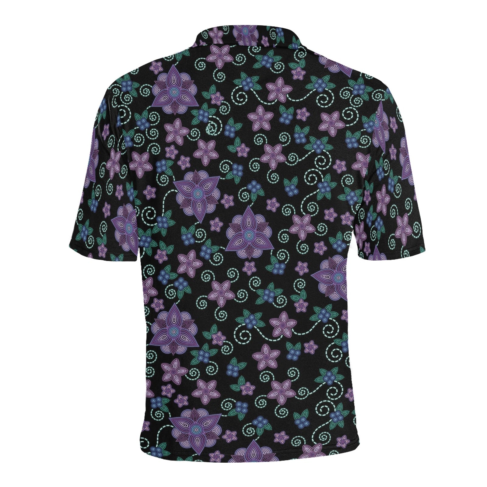 Berry Picking Men's All Over Print Polo Shirt (Model T55) Men's Polo Shirt (Model T55) e-joyer 