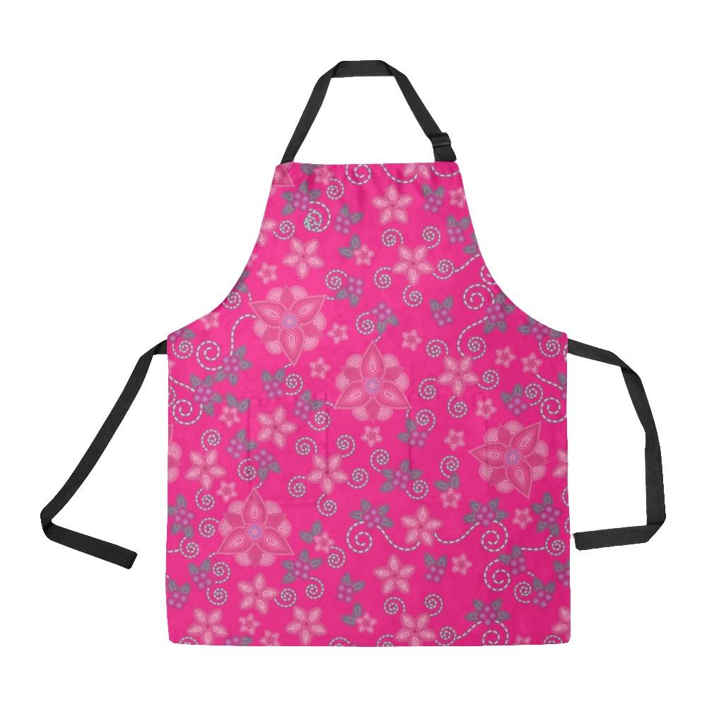 Berry Picking Pink All Over Print Apron All Over Print Apron e-joyer 